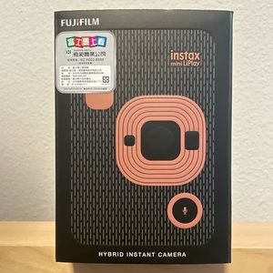 Fujifilm Instax Mini Liplay Hybrid Instant Camera - Elegant Black